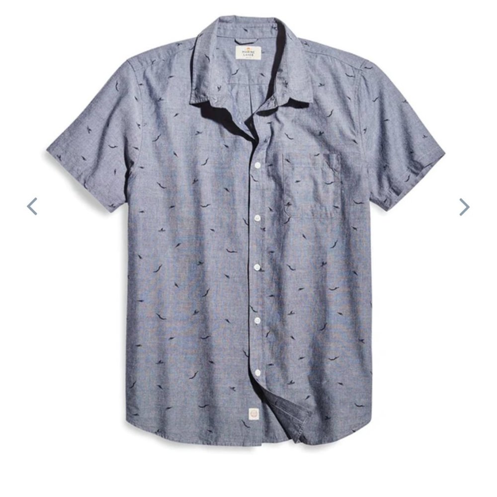 Marine Layer Diver Button Down size M